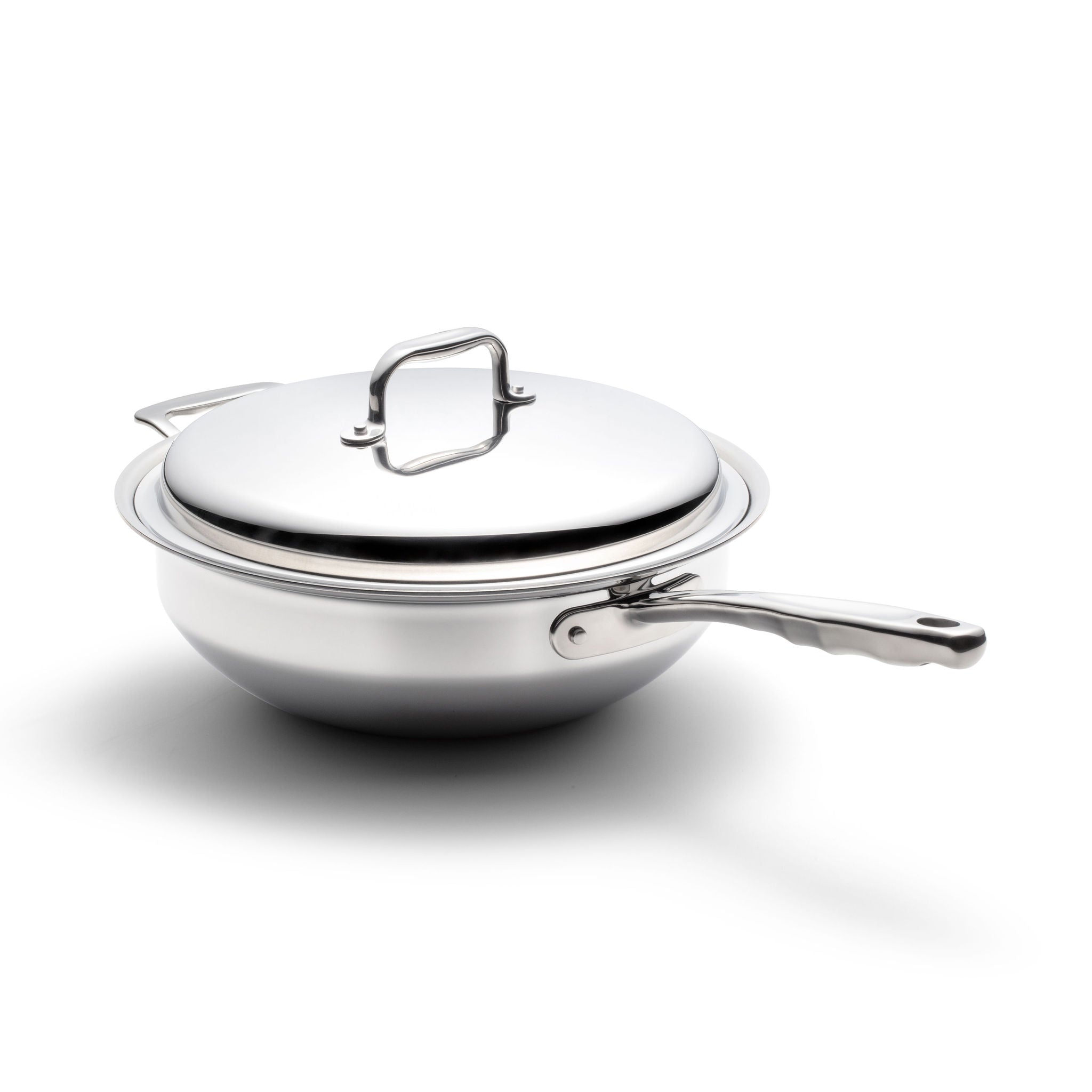 360 Cookware 5 Quart Stainless-Steel Wok SpadezStore