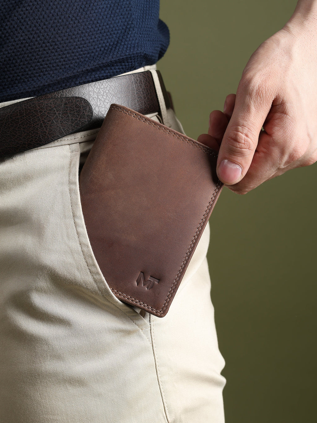 Classy Leather Bags Buffalo Leather Men's Wallet - Vertical