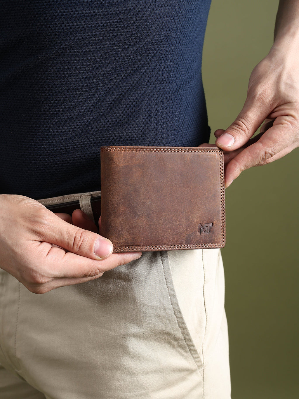 Classy Leather Bags Buffalo Leather Men's Wallet - Hunter