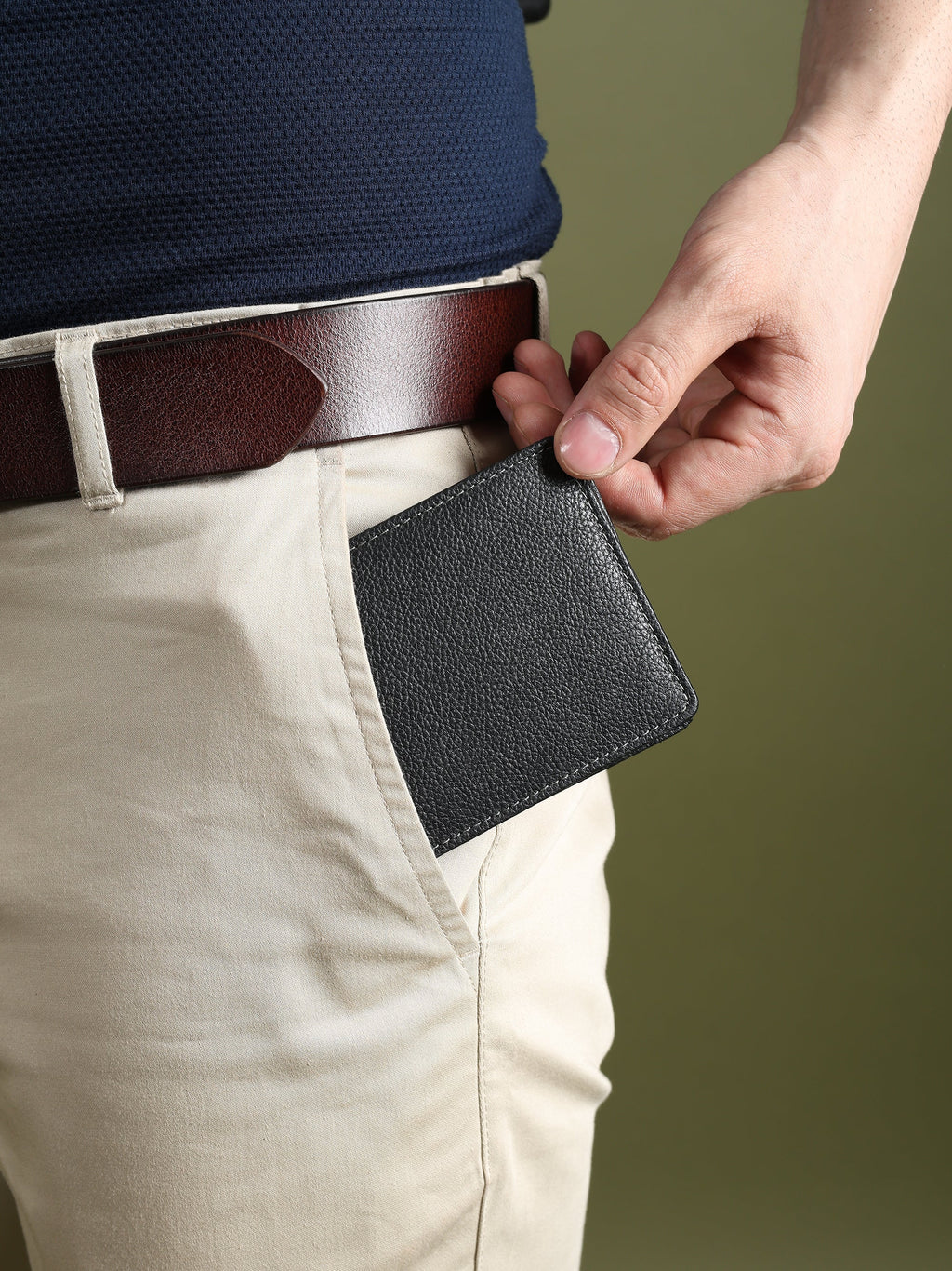 Classy Leather Bags Black Textured Leather Mens Wallet SpadezStore