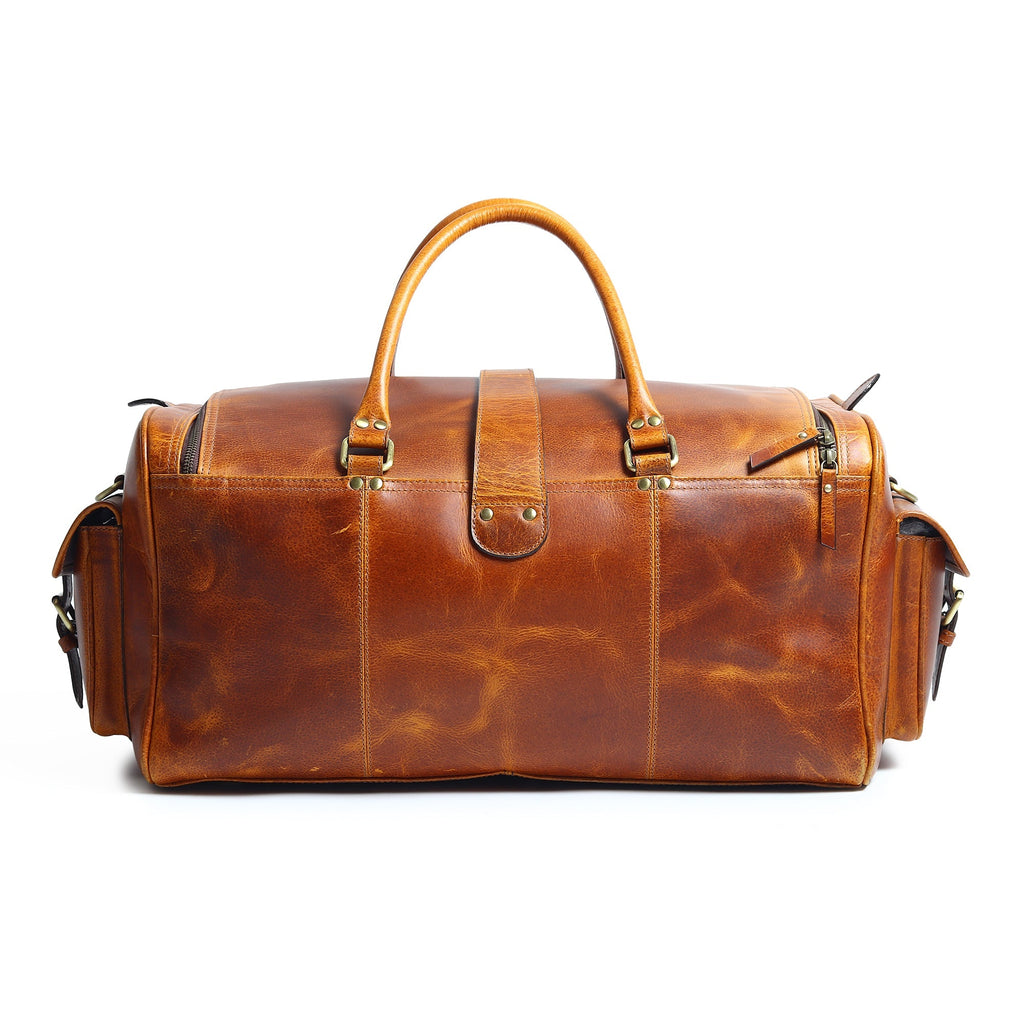 Classy Leather Bags Berlin Leather Weekender Duffle Bag