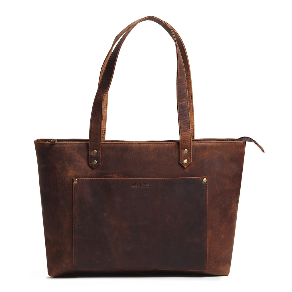 Classy Leather Bags Rachel Large Leather Tote SpadezStore