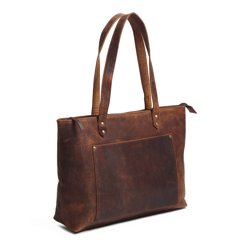 Classy Leather Bags Rachel Large Leather Tote SpadezStore