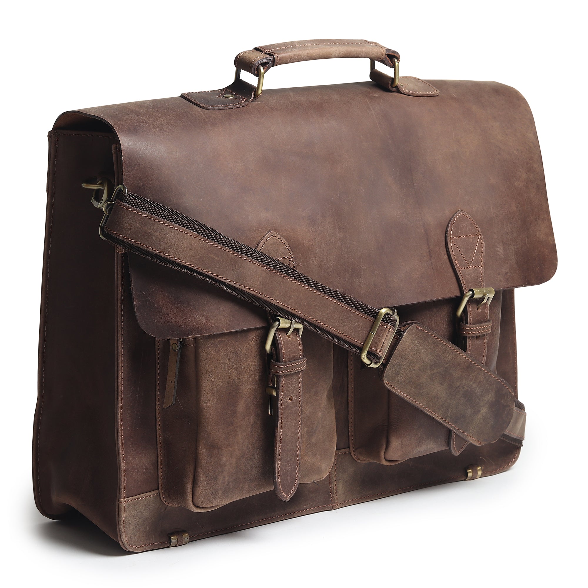 Classy Leather Bags Buffalo Leather Messenger Bag