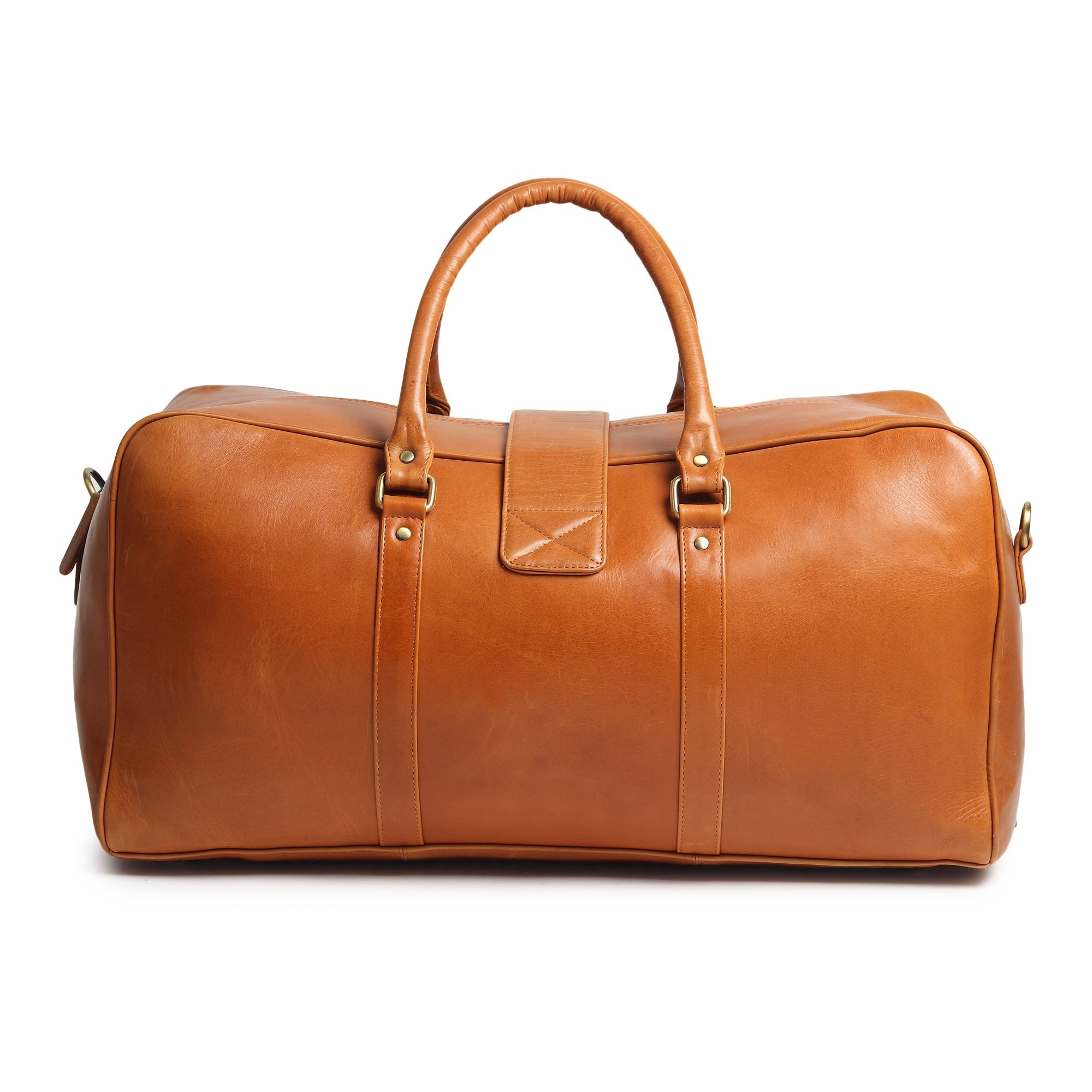 Classy Leather Bags Port Blair Leather Duffle Travel Bag SpadezStore