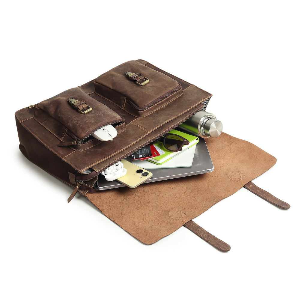 Classy Leather Bags Buffalo Leather Messenger Bag