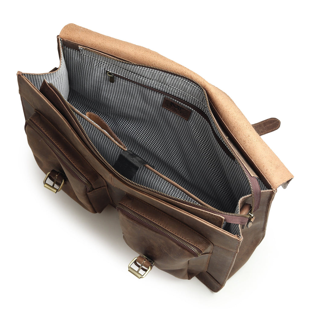 Classy Leather Bags Buffalo Leather Messenger Bag