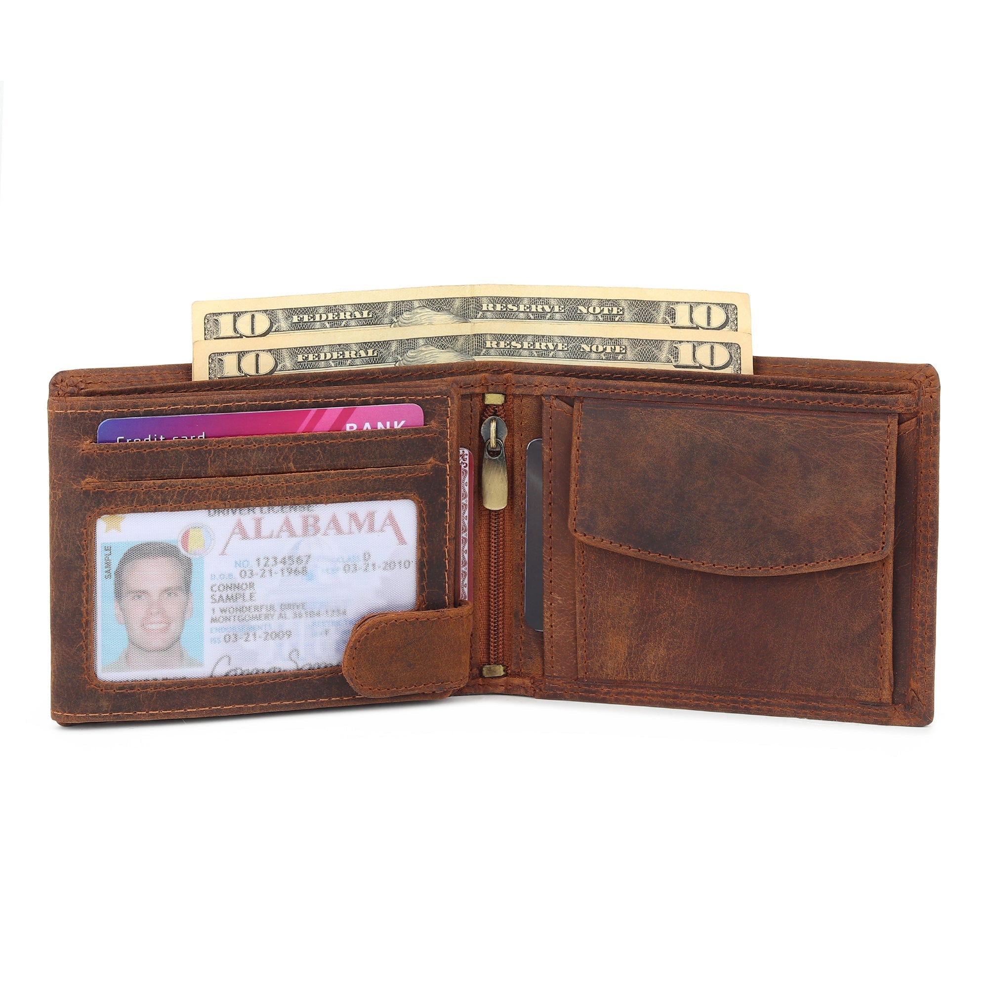 Classy Leather Bags Buffalo Leather Men's Wallet - Hunter