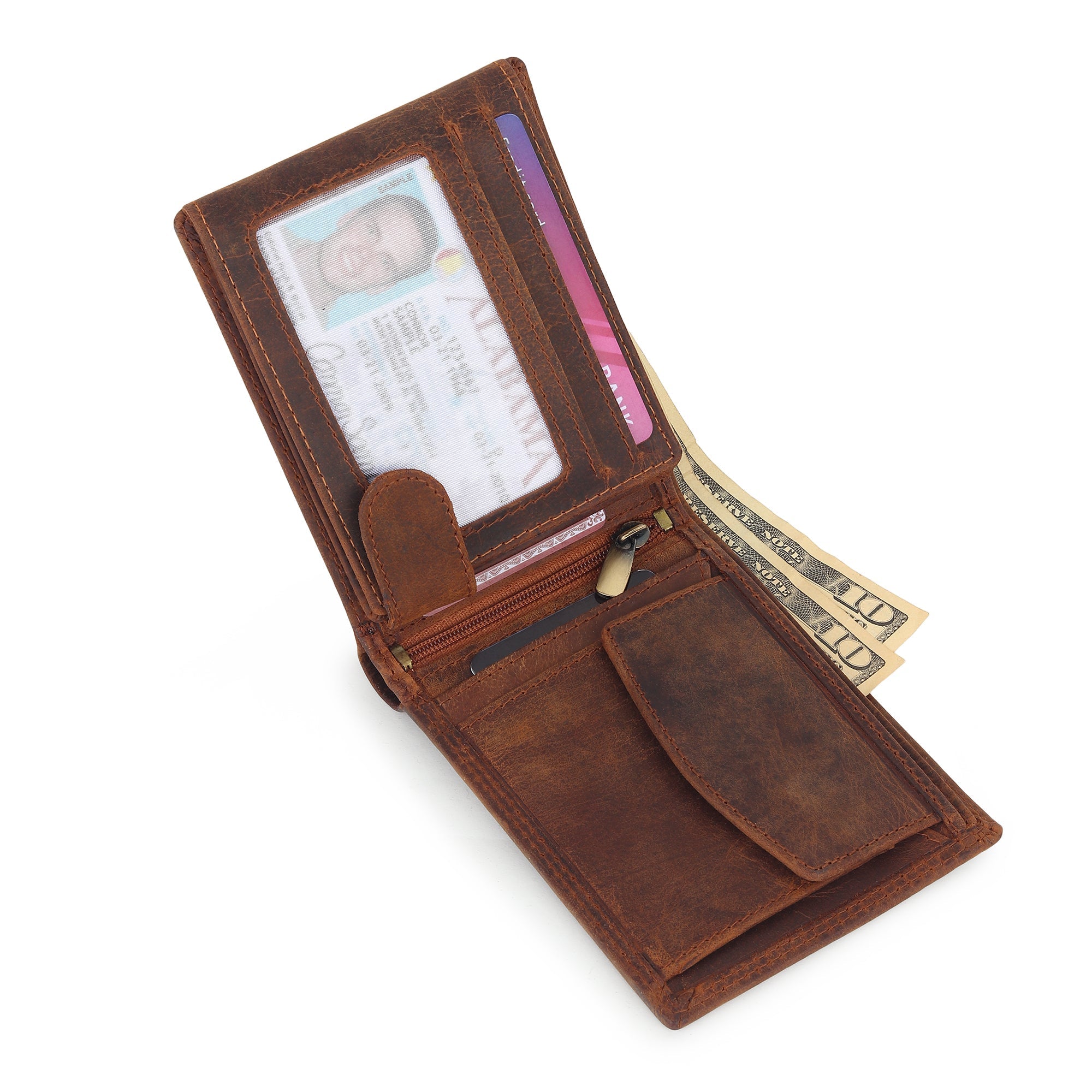 Classy Leather Bags Buffalo Leather Men's Wallet - Hunter