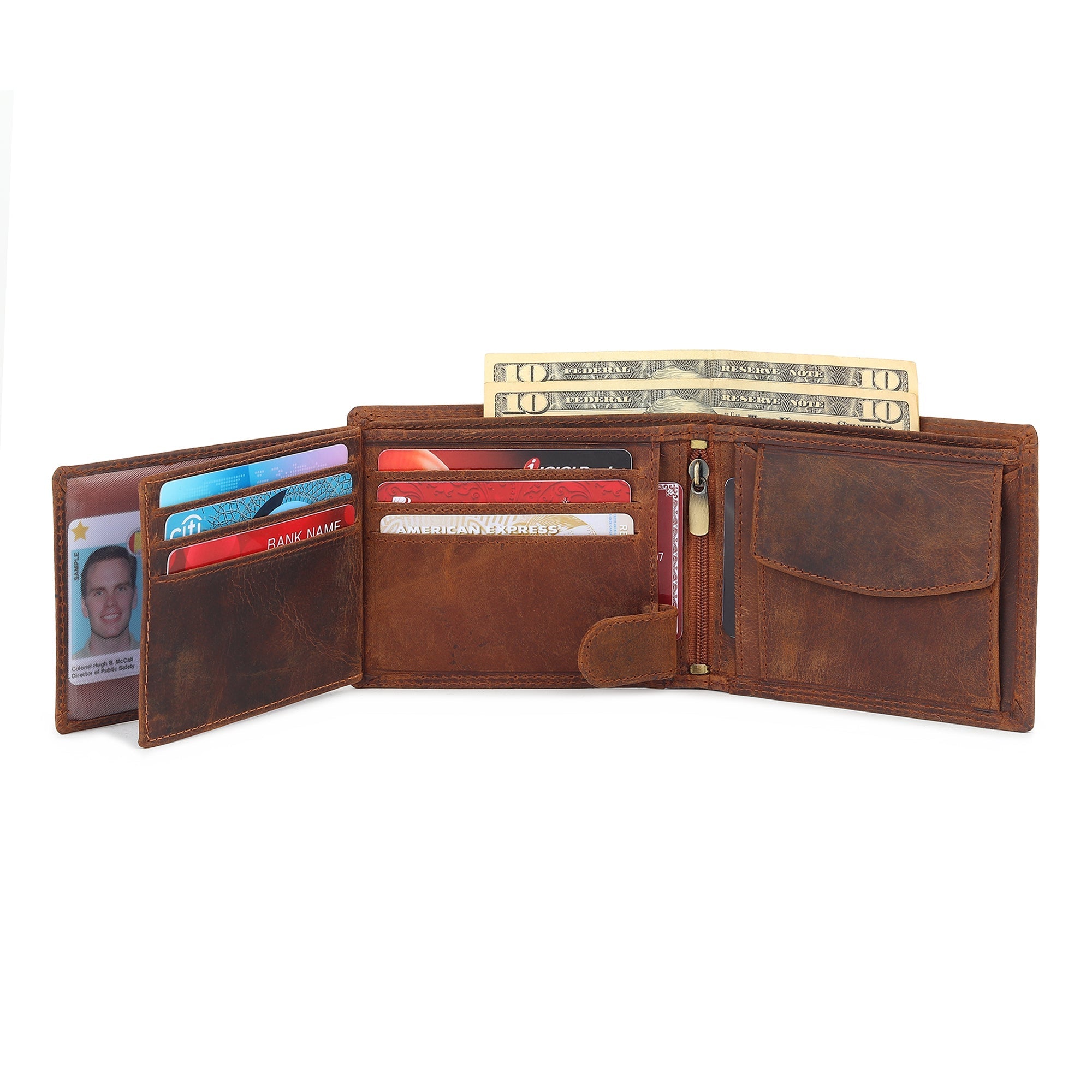 Classy Leather Bags Buffalo Leather Men's Wallet - Hunter