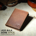 Classy Leather Bags Buffalo Leather Men's Wallet - Vertical