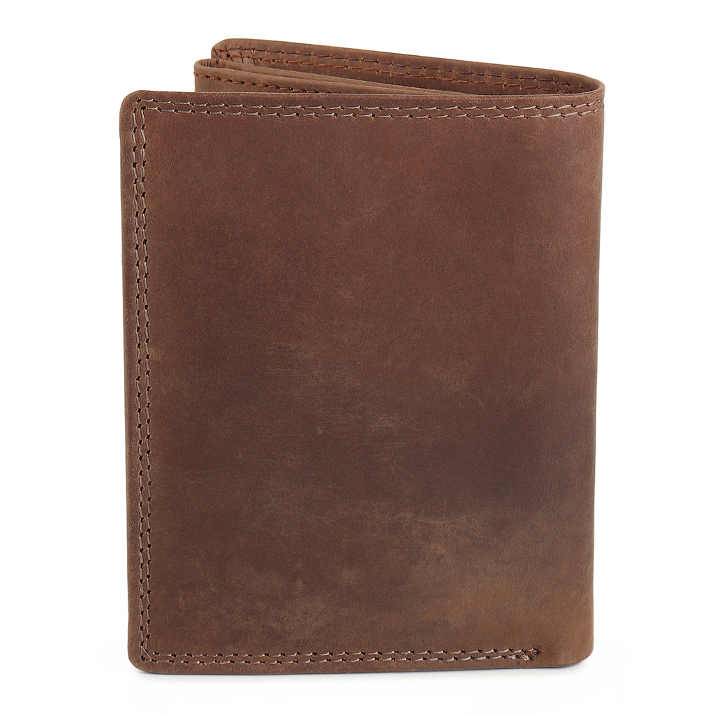 Classy Leather Bags Buffalo Leather Men's Wallet - Vertical