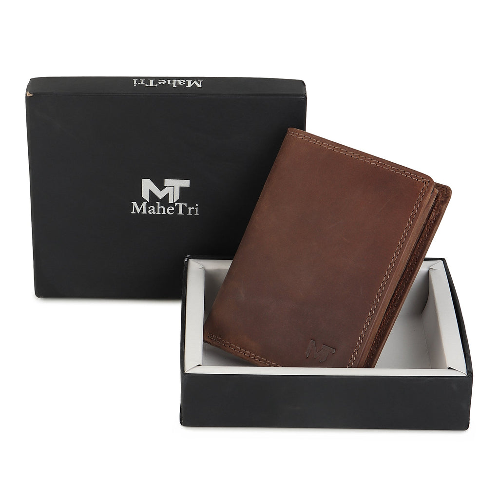 Classy Leather Bags Buffalo Leather Men's Wallet - Vertical