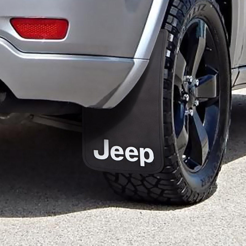 Plasticolor Easy-Fit Series Universal Mud Flap Jeep Logo 000542R01 SpadezStore