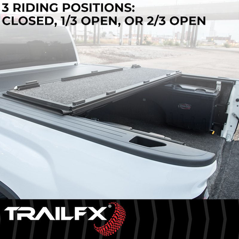 TrailFX Tri Fold Hard Folding Tonneau Cover TFX2705 SpadezStore