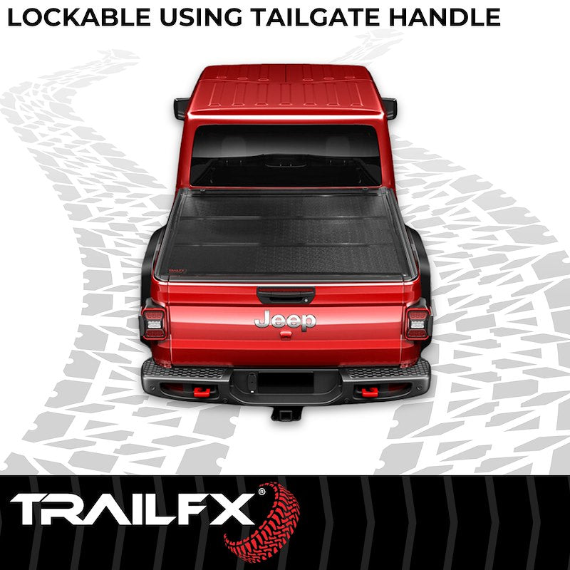 TrailFX Tri Fold Hard Folding Tonneau Cover TFX2705 SpadezStore