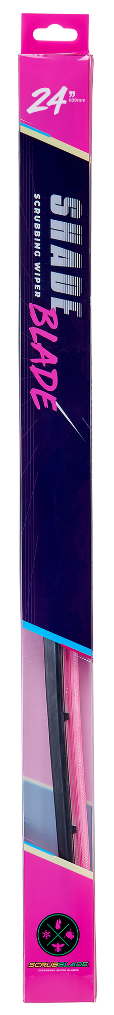Scrubblade ShadeBlade Wiper Blade Punk Pink SpadezStore