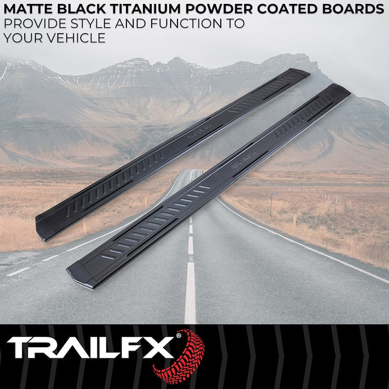 TrailFX A6 Running Boards for Toyota Tundra Double Cab AL6017B SpadezStore