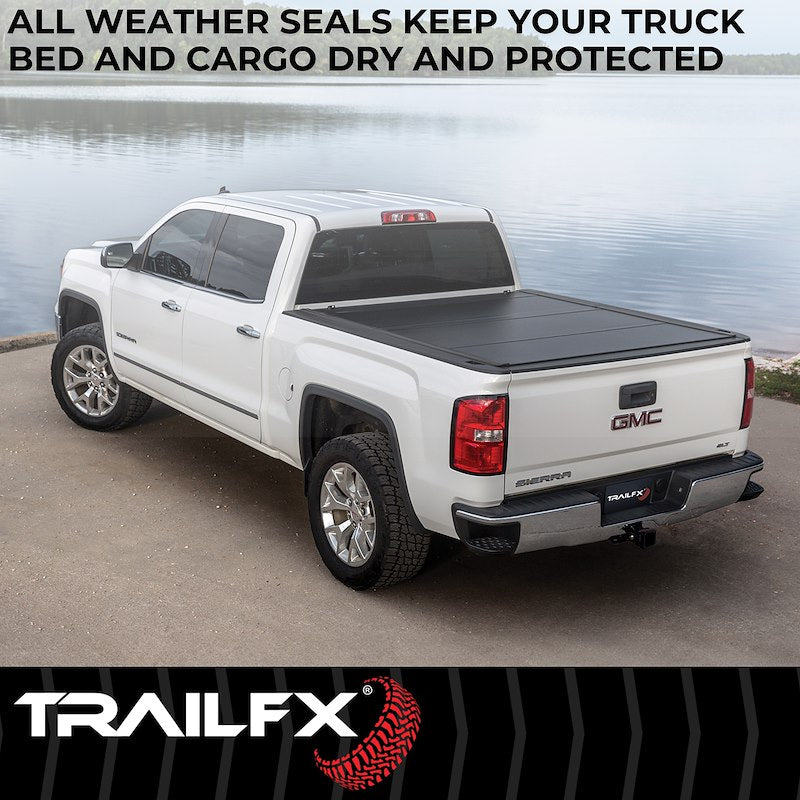 TrailFX Tri Fold Hard Folding Tonneau Cover TFX2705 SpadezStore