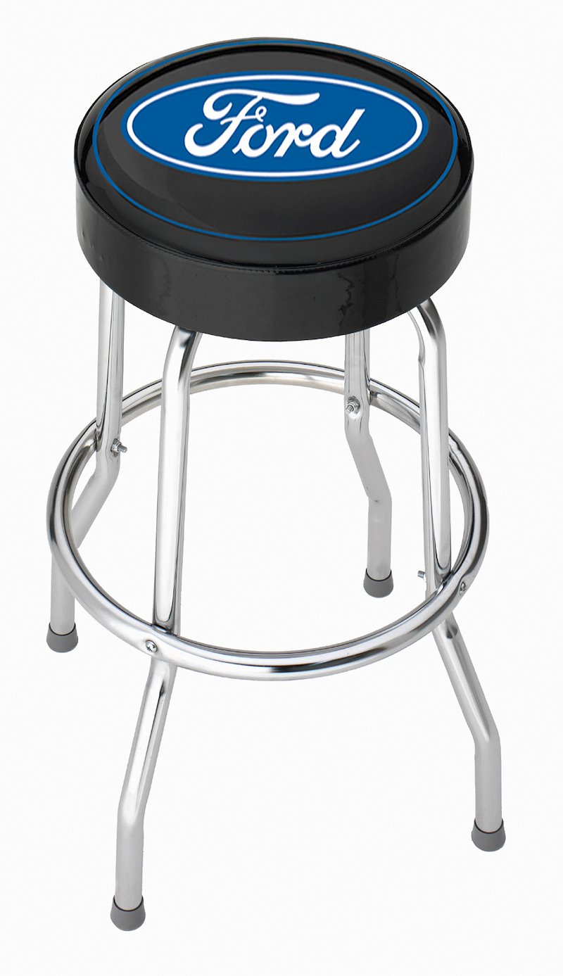 Plasticolor Blue Ford Logo Garage Stool 004751R01 SpadezStore