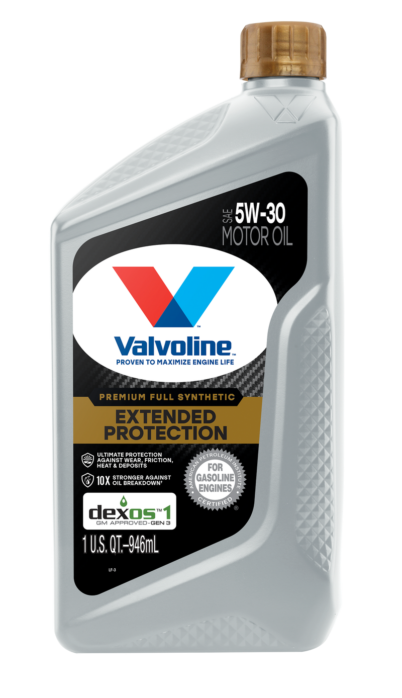 Valvoline Extended Protection Full Synthetic Motor Oil SAE 5W-30 1 Quart SpadezStore