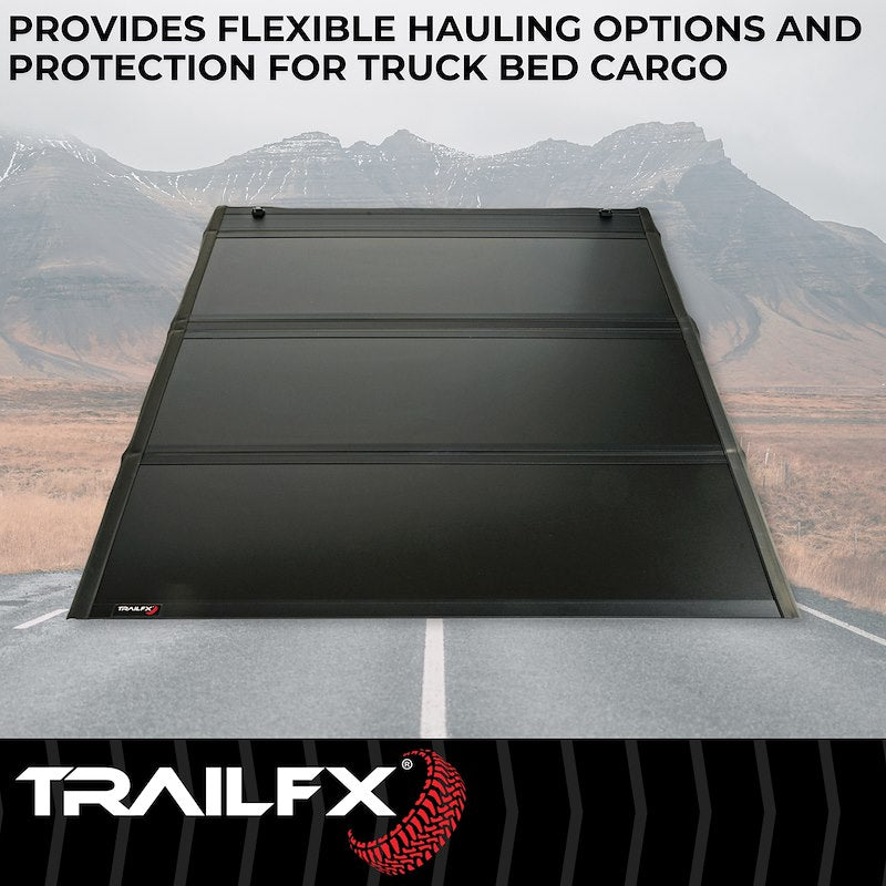 TrailFX Tri Fold Hard Folding Tonneau Cover TFX2705 SpadezStore