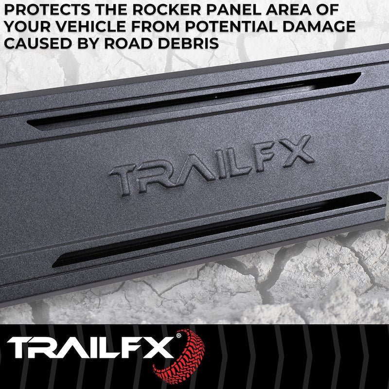 TrailFX A6 Running Boards GM Silverado/Sierra Extended Cab AL6003B SpadezStore
