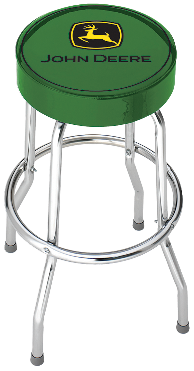 Plasticolor Green Vinyl John Deere Garage Stool 004767R01 SpadezStore