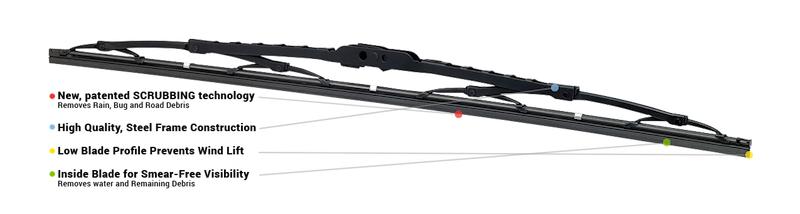 Scrubblade Heavy Duty Wiper Blade 14 Inch SpadezStore