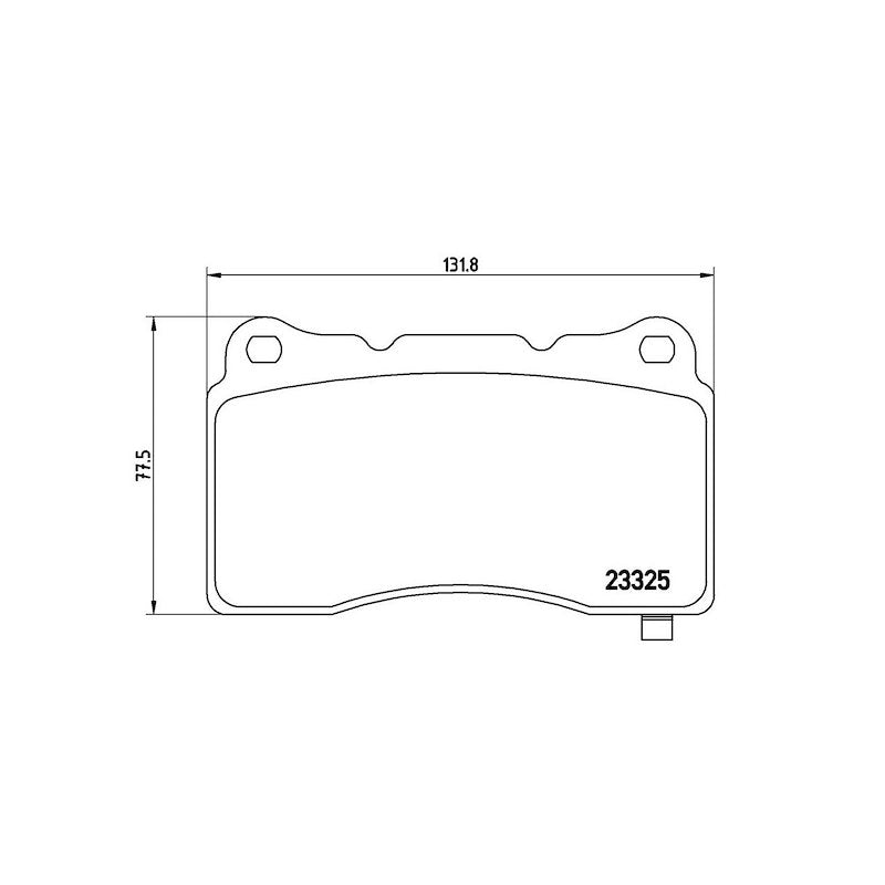 Brembo Low-Metallic Brake Pad P59079 SpadezStore