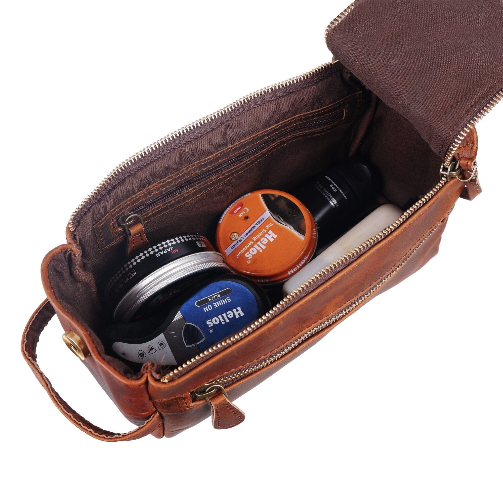 Classy Leather Bags The Reuben Travel Dopp Kit