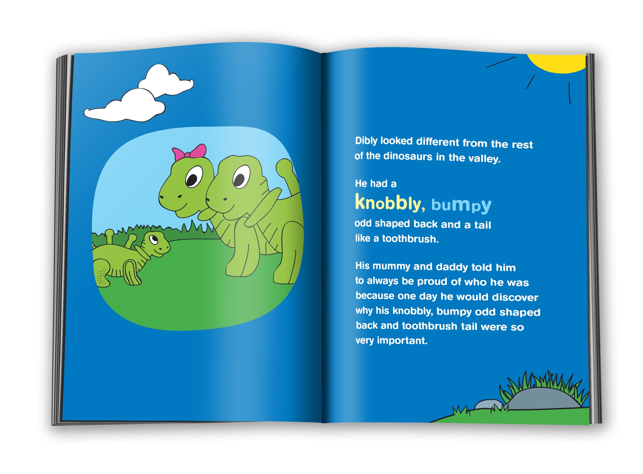 Bambeado Dibly the Dino-Sore-No-More - Orange