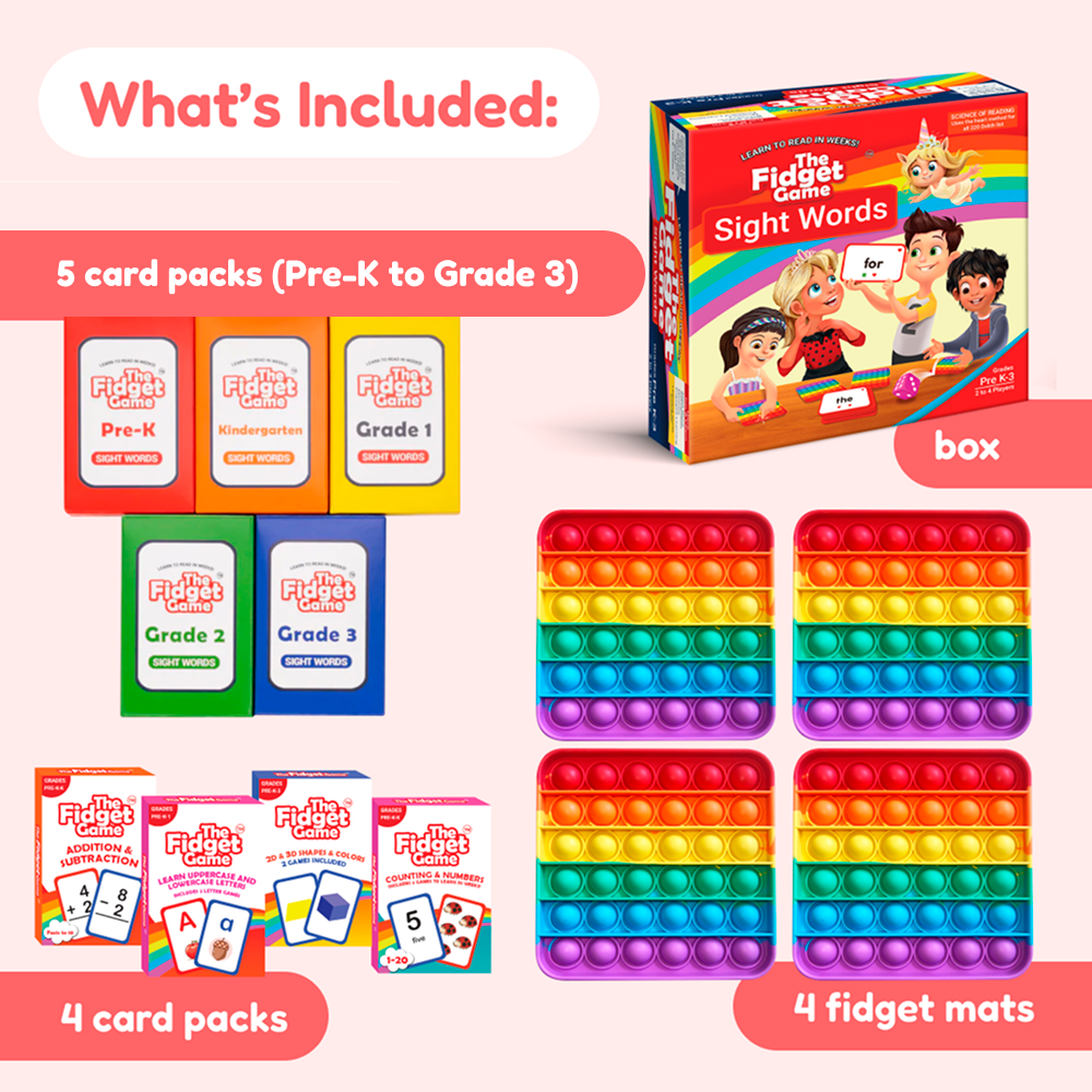 The Fidget Games .Kindergarten Bundle SpadezStore