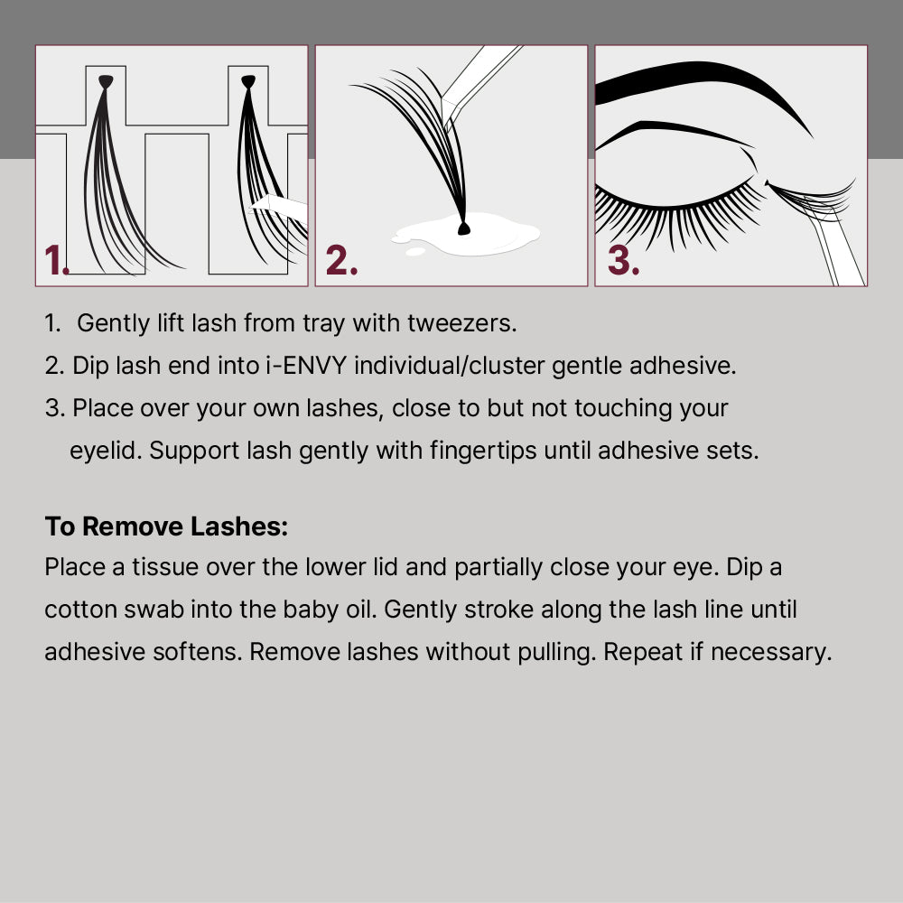 iEnvy Individual Cluster Gentle Lash Adhesive SpadezStore