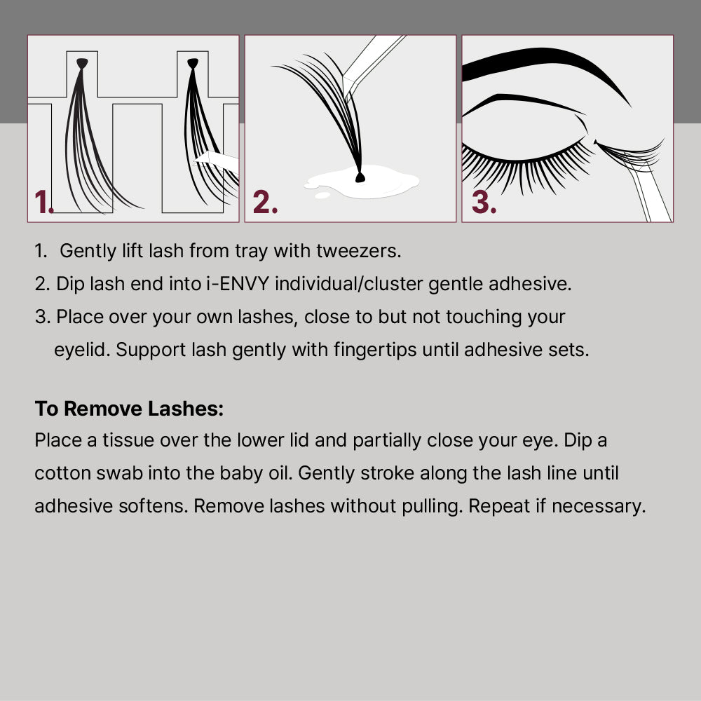 iEnvy Individual Cluster Gentle Lash Adhesive SpadezStore