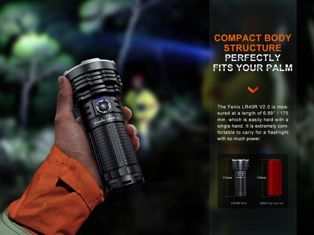 Fenix LR40R V2.0 Rechargeable LED Searchlight SpadezStore