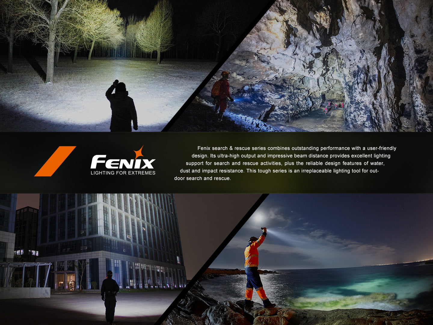 Fenix LR60R Rotary Switch Rechargeable Searchlight - 21000 Lumens SpadezStore