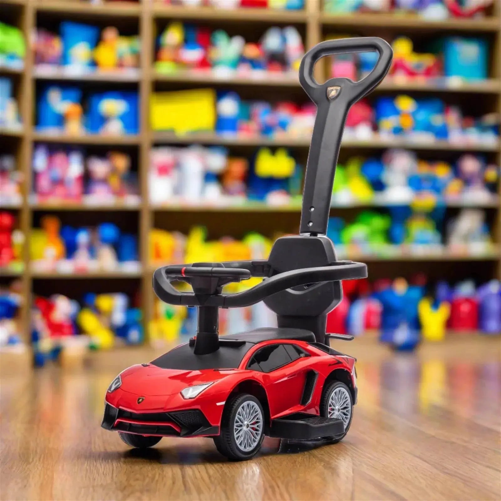 Freddo Lamborghini 3-in-1 Kids Push Ride On Toy Car SpadezStore