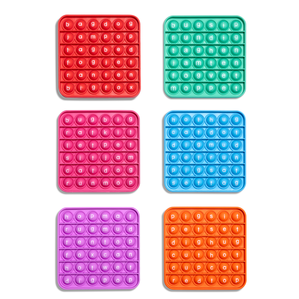 The Fidget Games .6 Extra CVC Fidget Mats Word Pop SpadezStore