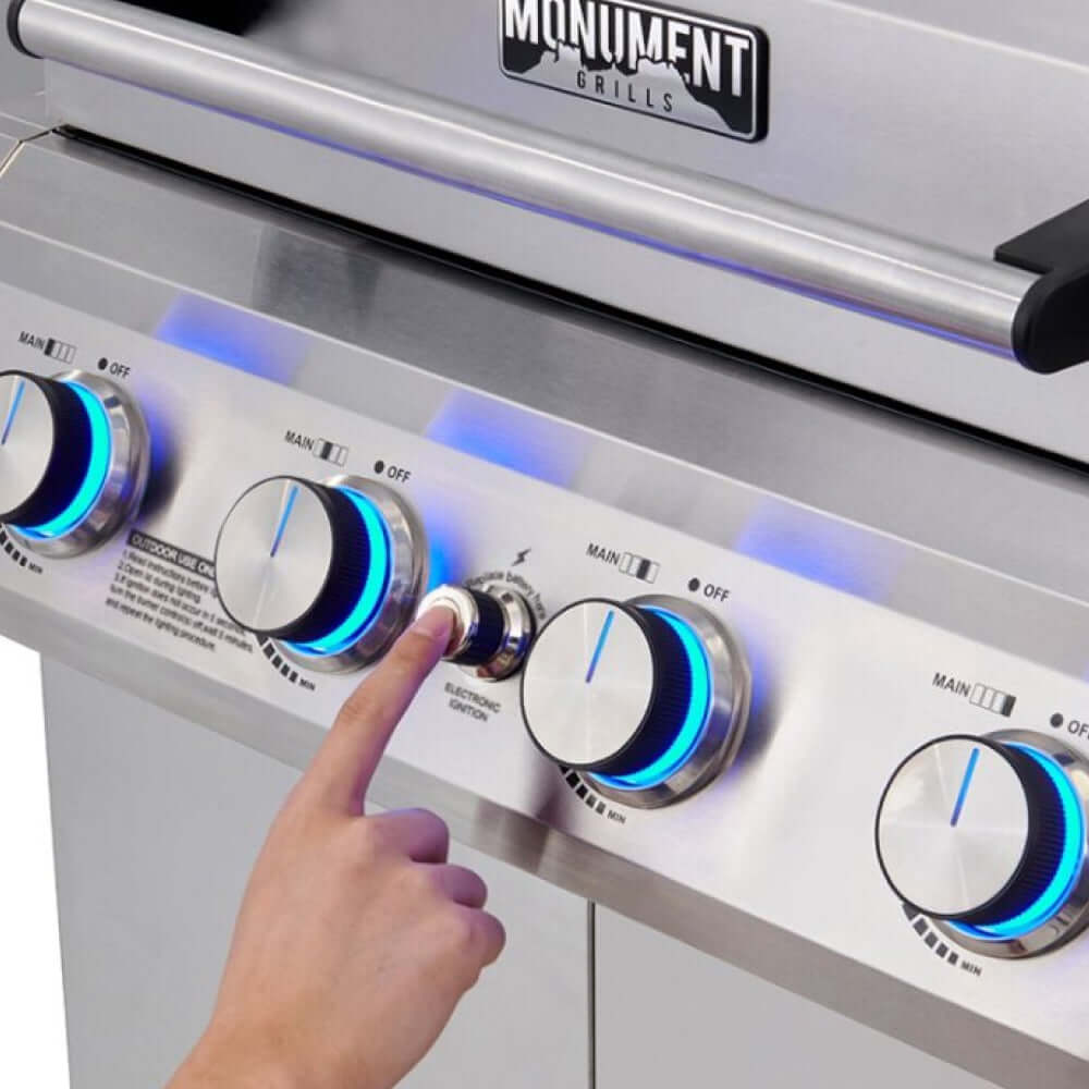Monument Grills Mesa 400M | Stainless Propane Gas Grill SpadezStore
