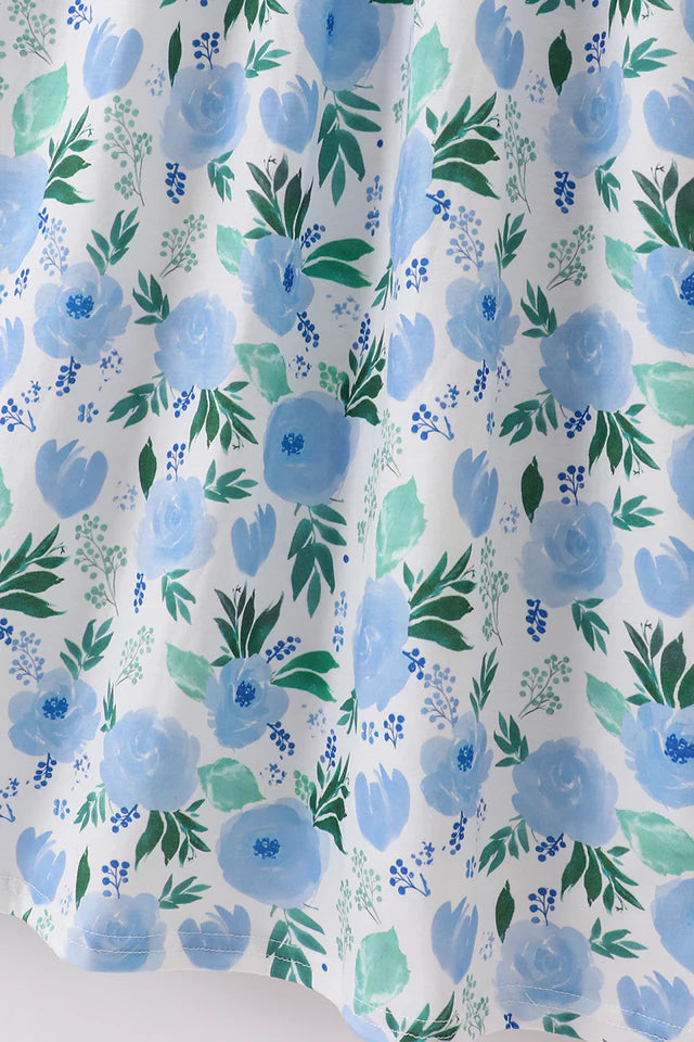 Abby & Evie Tranquil Garden Print Mom Dress MC409253 SpadezStore