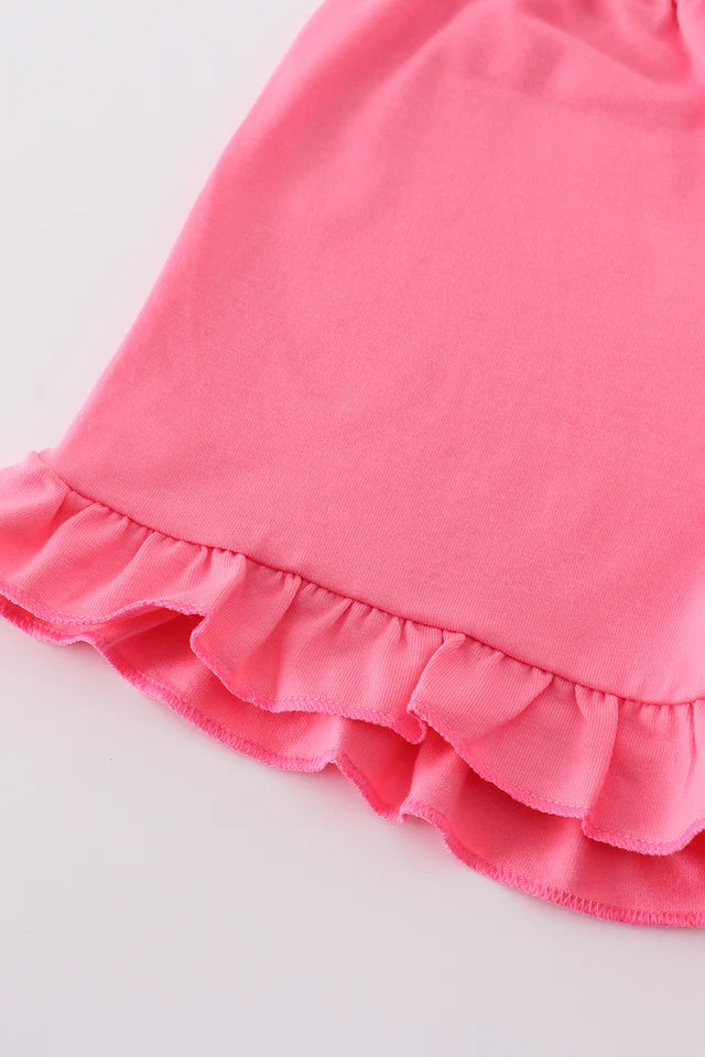 Abby & Evie Rosebud Bliss Print Smocked Girl Set MC409441 SpadezStore