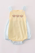 Abby & Evie Yellow Puppy Embroidery Bubble MC503016 SpadezStore