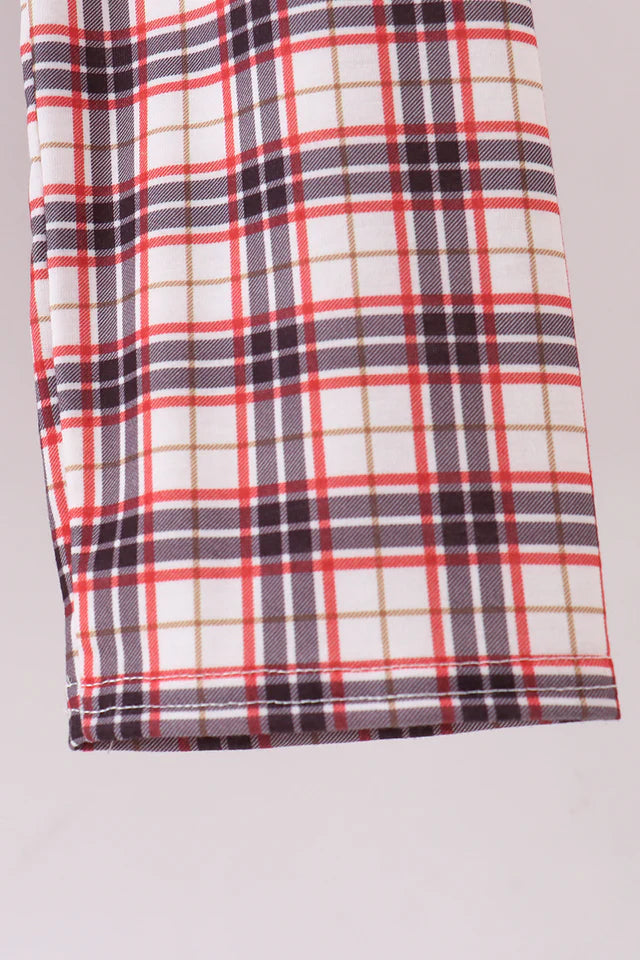 Abby & Evie Navy Puppy Football Applique Pants Set MC509122 SpadezStore