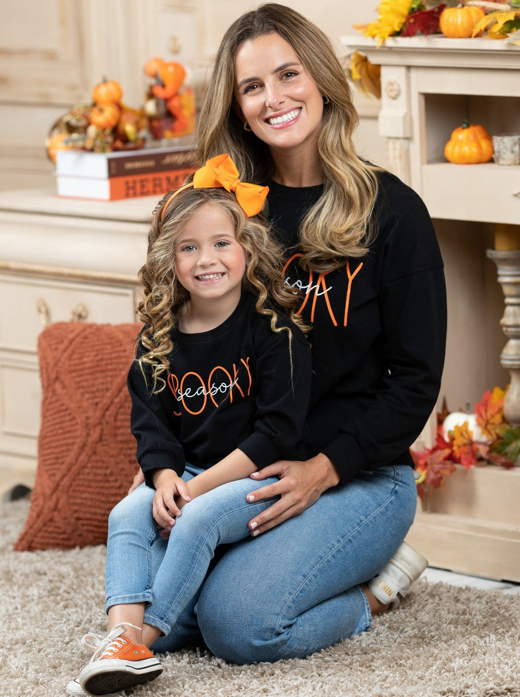 Mia Belle Girls Mommy and Me Spooky Season Top SpadezStore