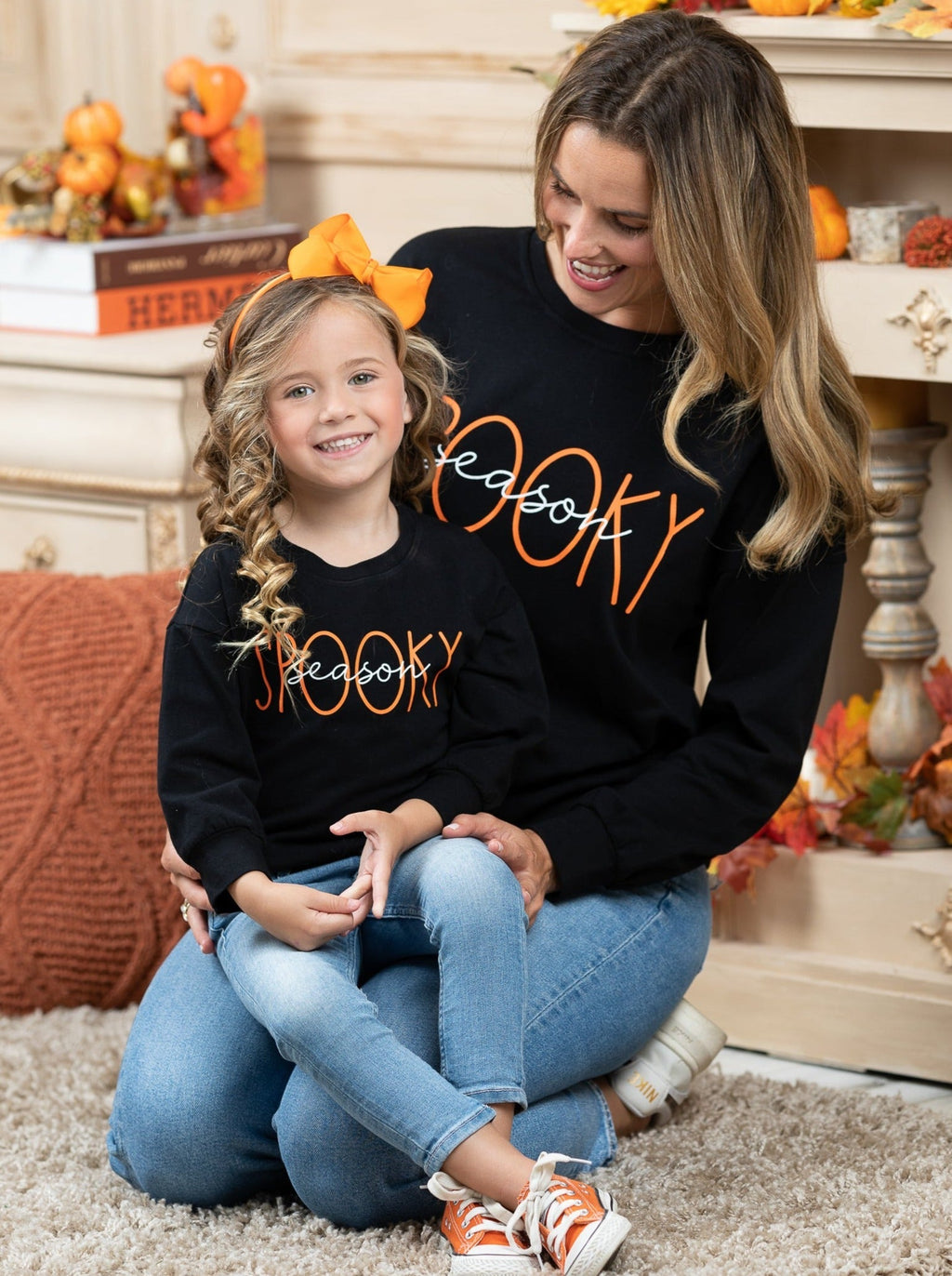 Mia Belle Girls Mommy and Me Spooky Season Top SpadezStore