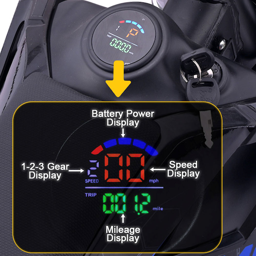 MotoTec 72v 5000w Pro Electric Dirt Bike SpadezStore