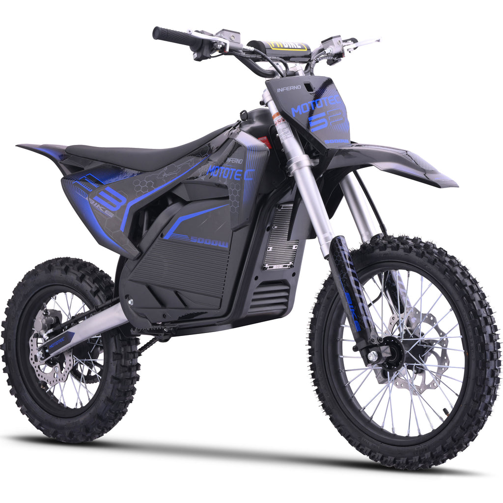 MotoTec 72v 5000w Pro Electric Dirt Bike SpadezStore