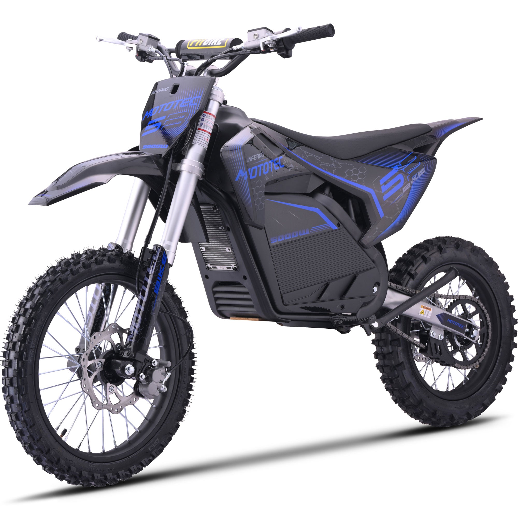 MotoTec 72v 5000w Pro Electric Dirt Bike SpadezStore