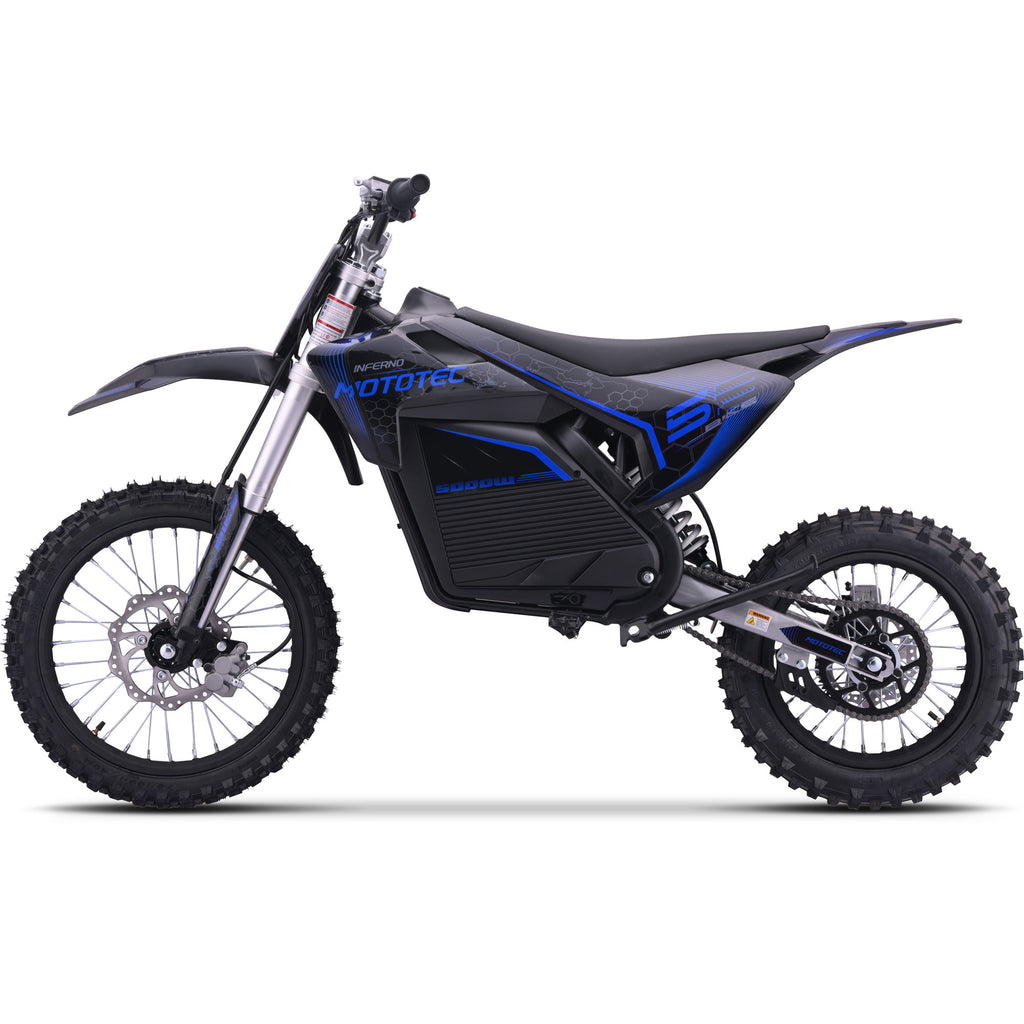 MotoTec 72v 5000w Pro Electric Dirt Bike SpadezStore